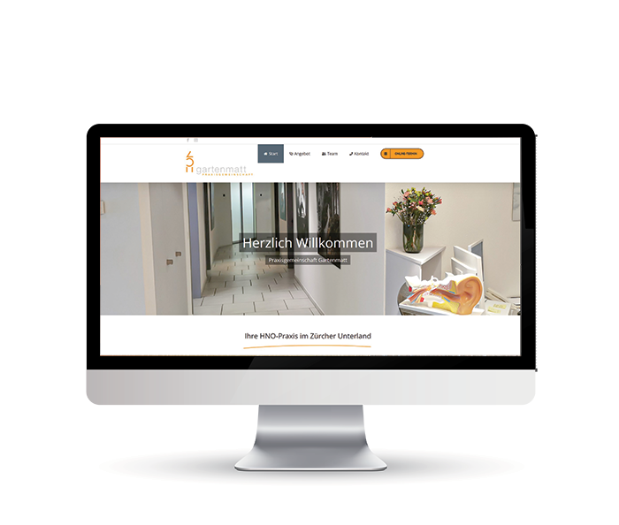 Website Praxisgemeinschaft Gartenmatt