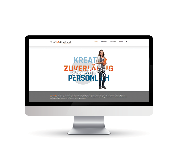 Website stein4design.ch